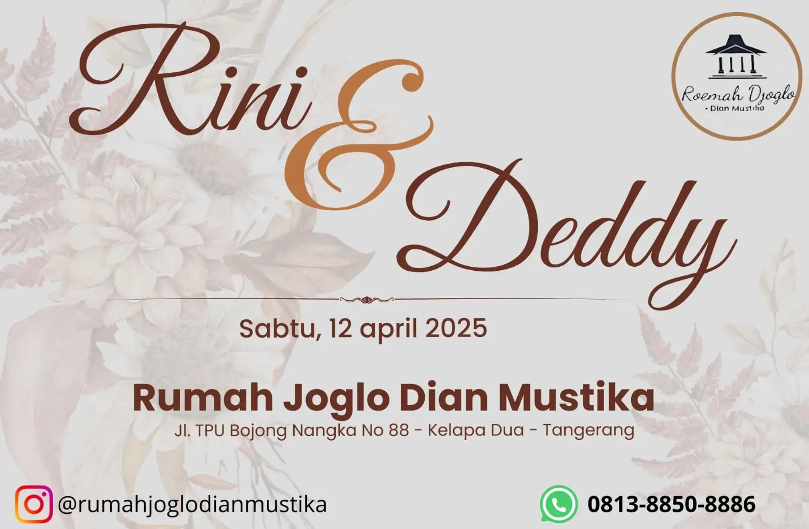 Pernikahan rini dan deddy