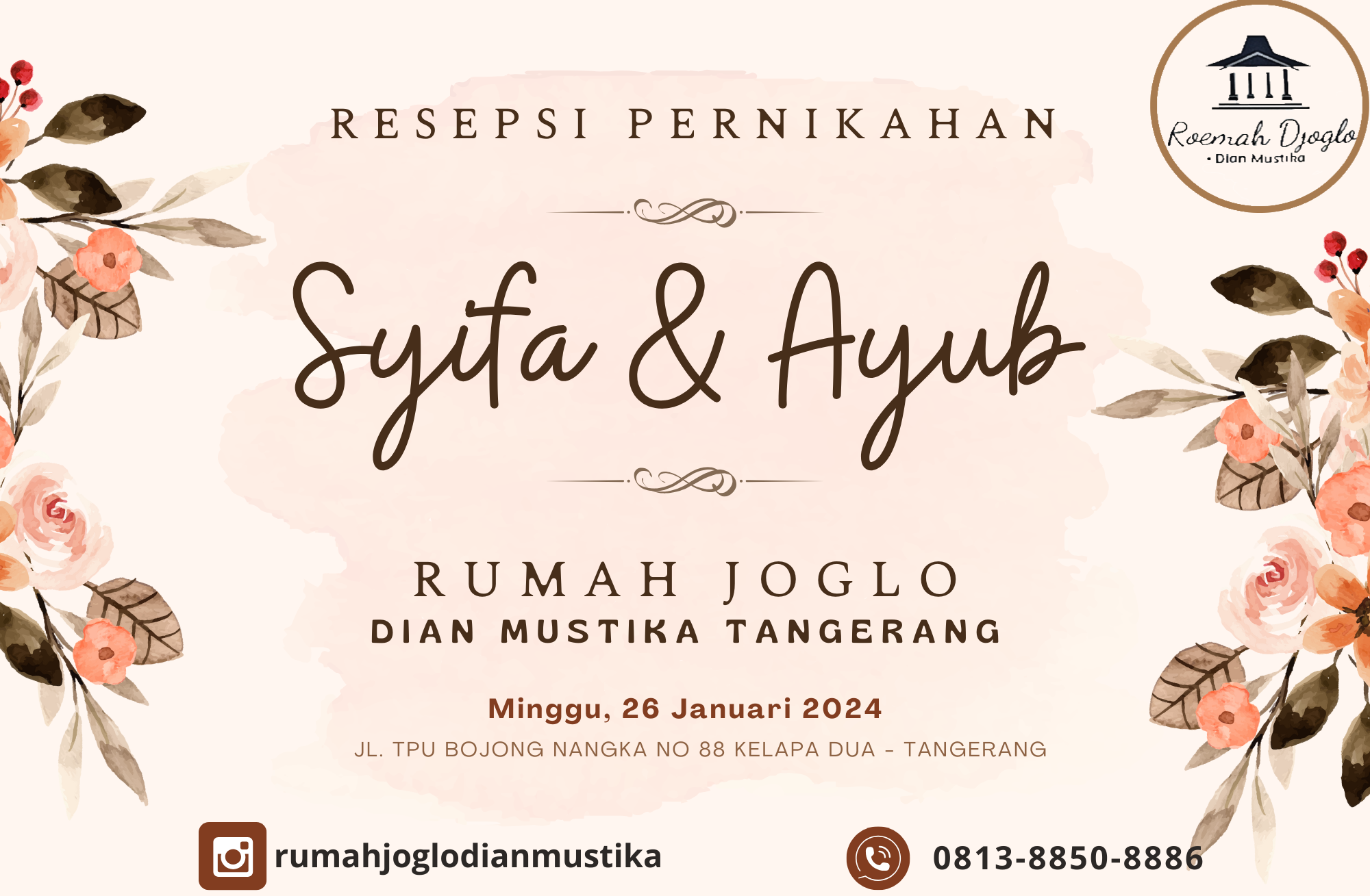 Resepsi Pernikahan Shifa dan Ayub